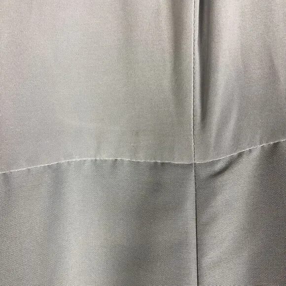 ALFRED SUNG Platinum Light Blue Jersey Sateen Mikado Long Gown with Sash Size 0 - Picture 10 of 11